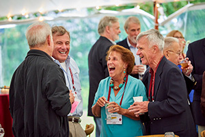 Group of people laughing together