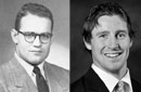 Photos of Charles H. Harff ’51 and David McIntyre ’10. Link to their story.